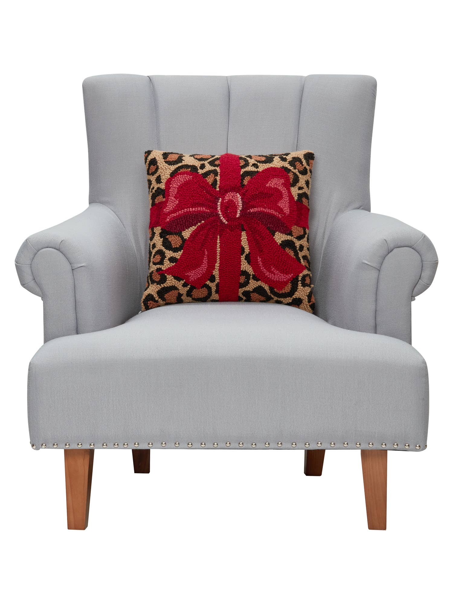 Peking Handicraft - Vente Coussin décoratif - Coussin à crochet motif léopard1