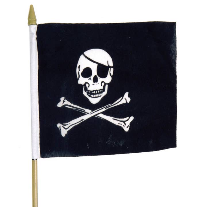 Western Express - Vente Drapeaux - Drapeau pirate 10 cm x 15 cm