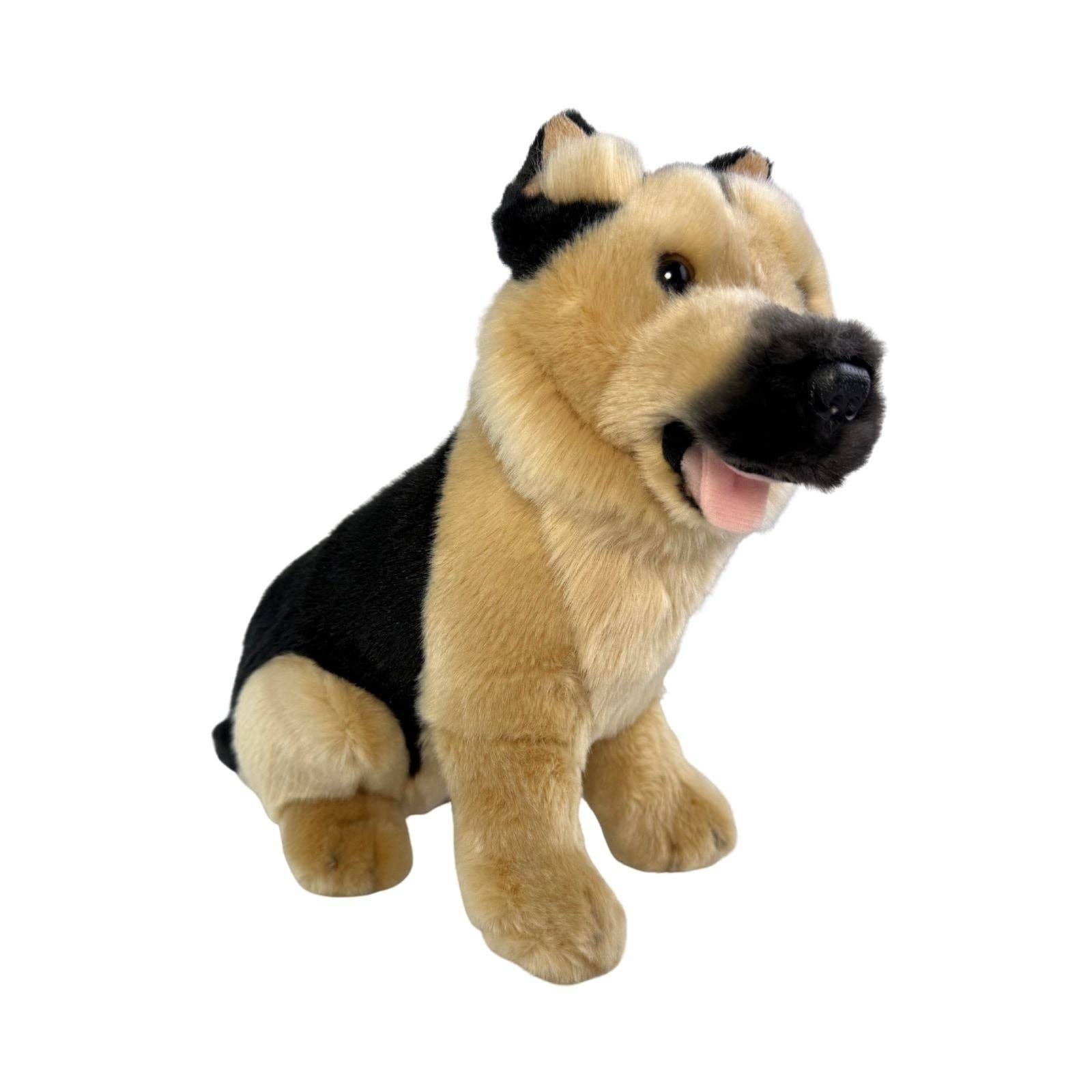 Bocchetta Plush Toys - Vendita all'ingrosso Peluche - Bambini e neonati - Sargeant - Pastore Tedesco - 30 cm seduto5