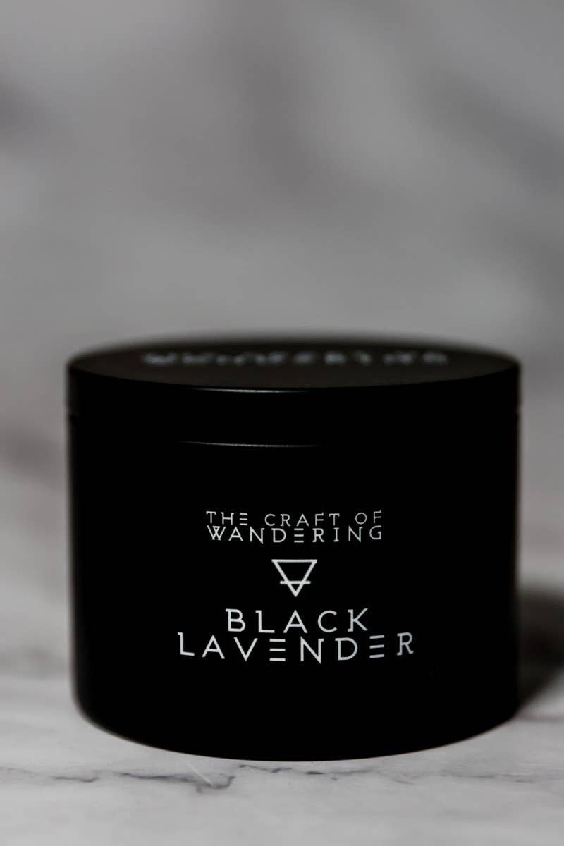 The Craft of Wandering – Großhandel Reisekerzen – Schwarze Lavendel-Kerze1