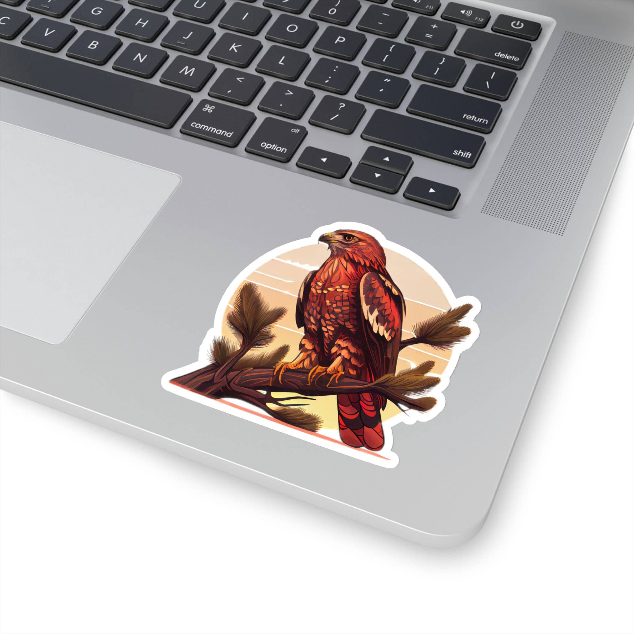 Smartstead Homestead - Wholesale Sticker - Waterproof Vinyl Sticker - Red-Tailed Hawk Perch Sticker6