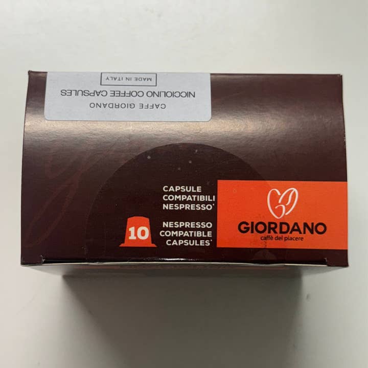 SALA CAFFE CO - Wholesale Instant Coffee/Espresso - Giordano - Nocciolino (Hazelnut) Nespresso Compatible Coffee Capsules3