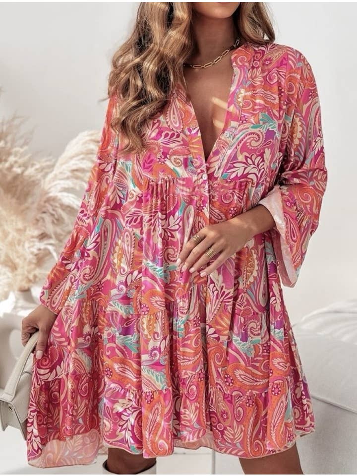 ESTEE BROWN - Wholesale Dress - Women's - Viscose short dress - 24062-9