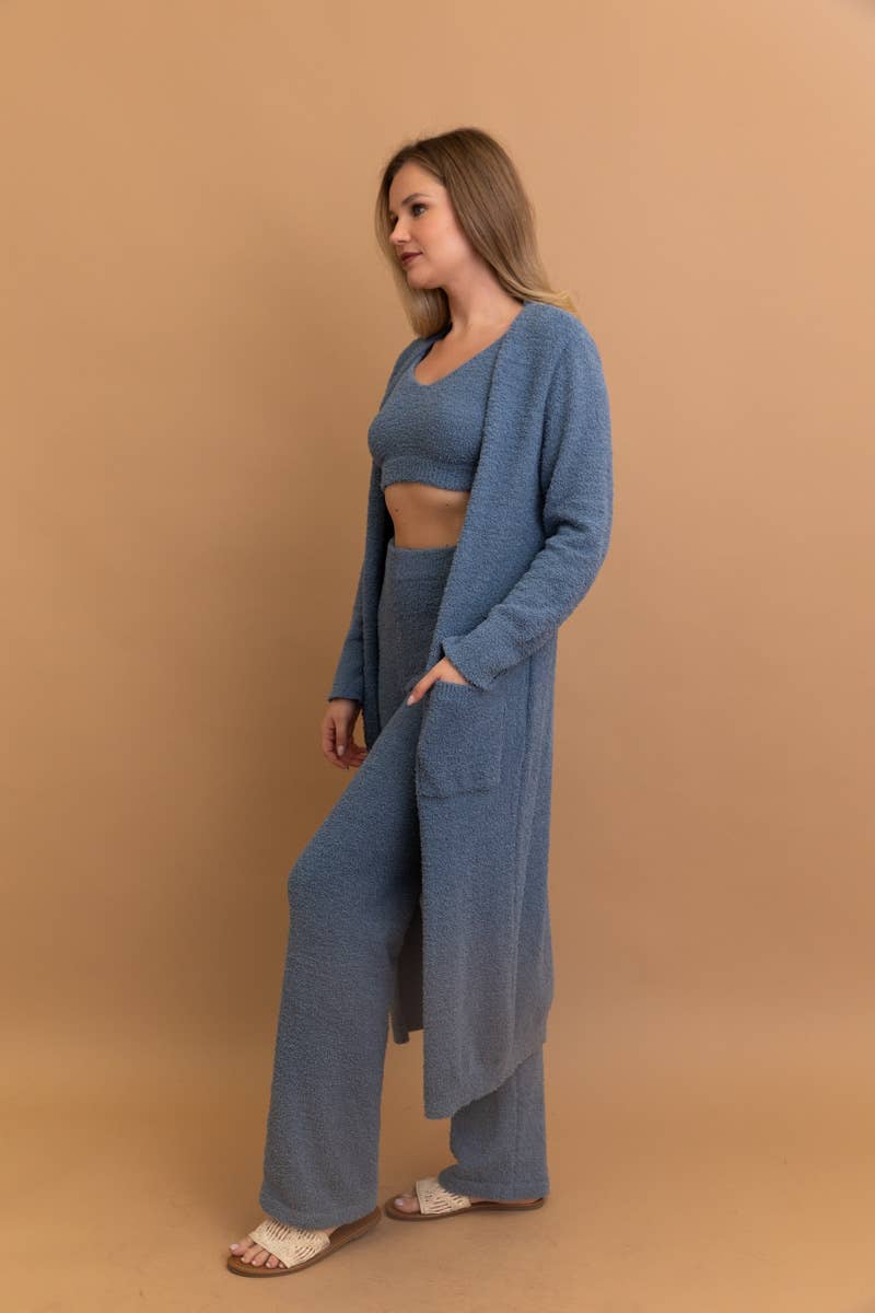 Leto Accessories - Venta al por mayor Conjunto de ropa cómoda - Mujer - Conjunto Lounge de Punto Bouclé Cómodo - Siéntete a gusto 🛋️14