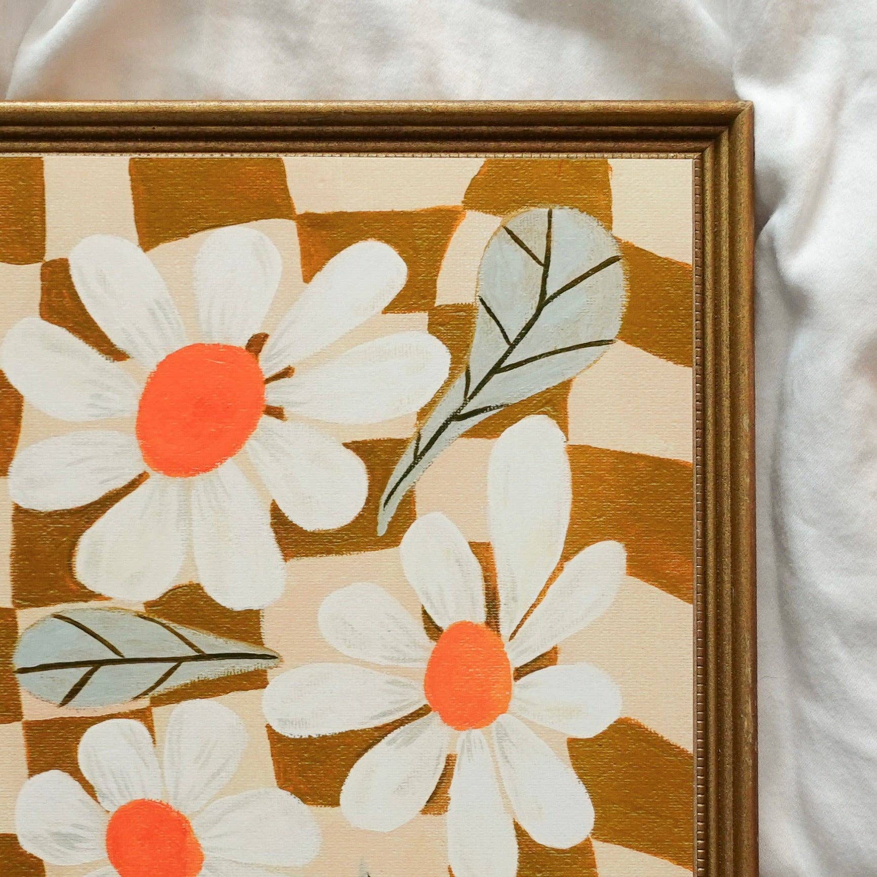 Fun Gal Studio - Wholesale Art Print - Groovy Daisies - Vintage Wall Art Print2