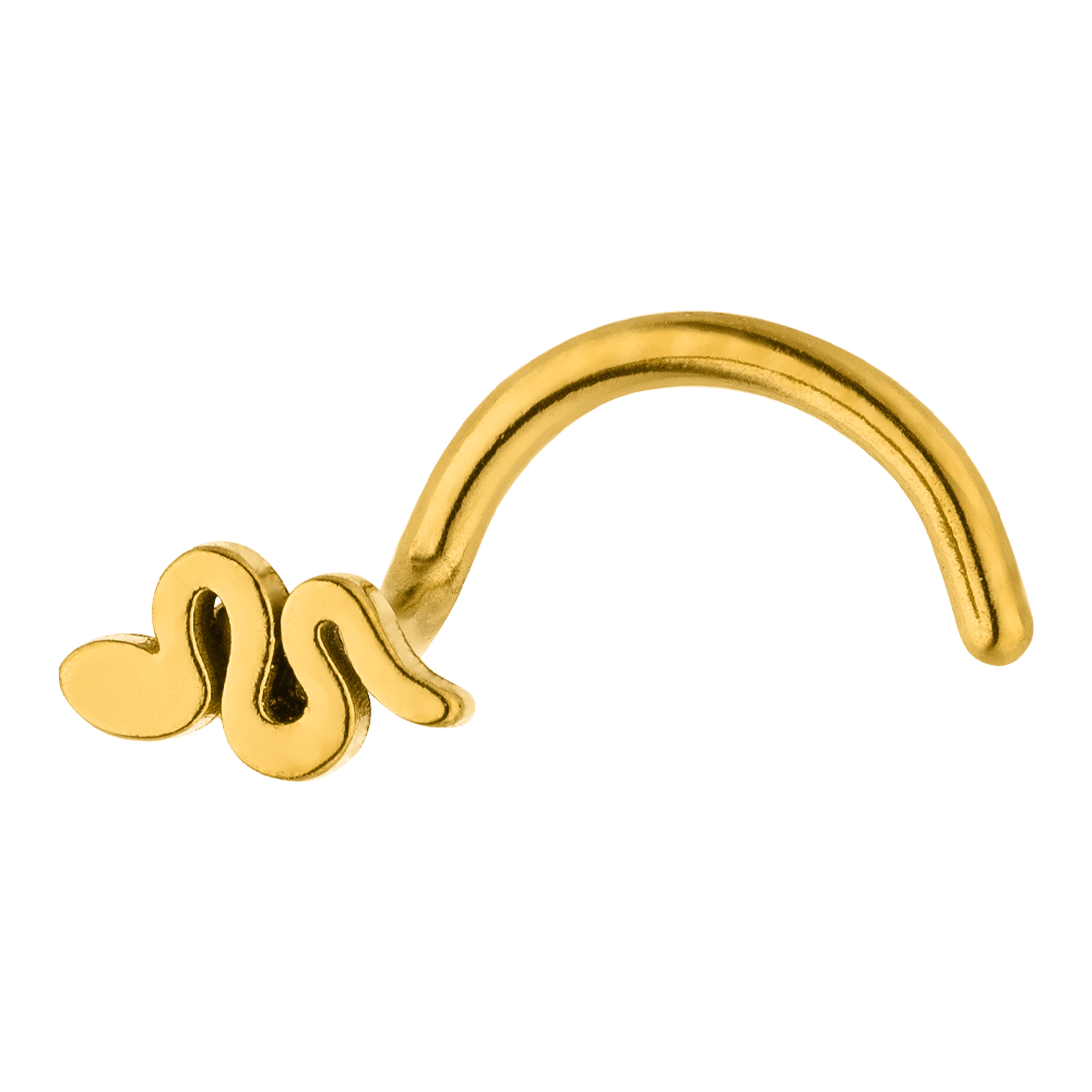 Schmuckgroßhandel – wholesale Nose ring – Tiny Snake Nose Stud | Surgical Steel0