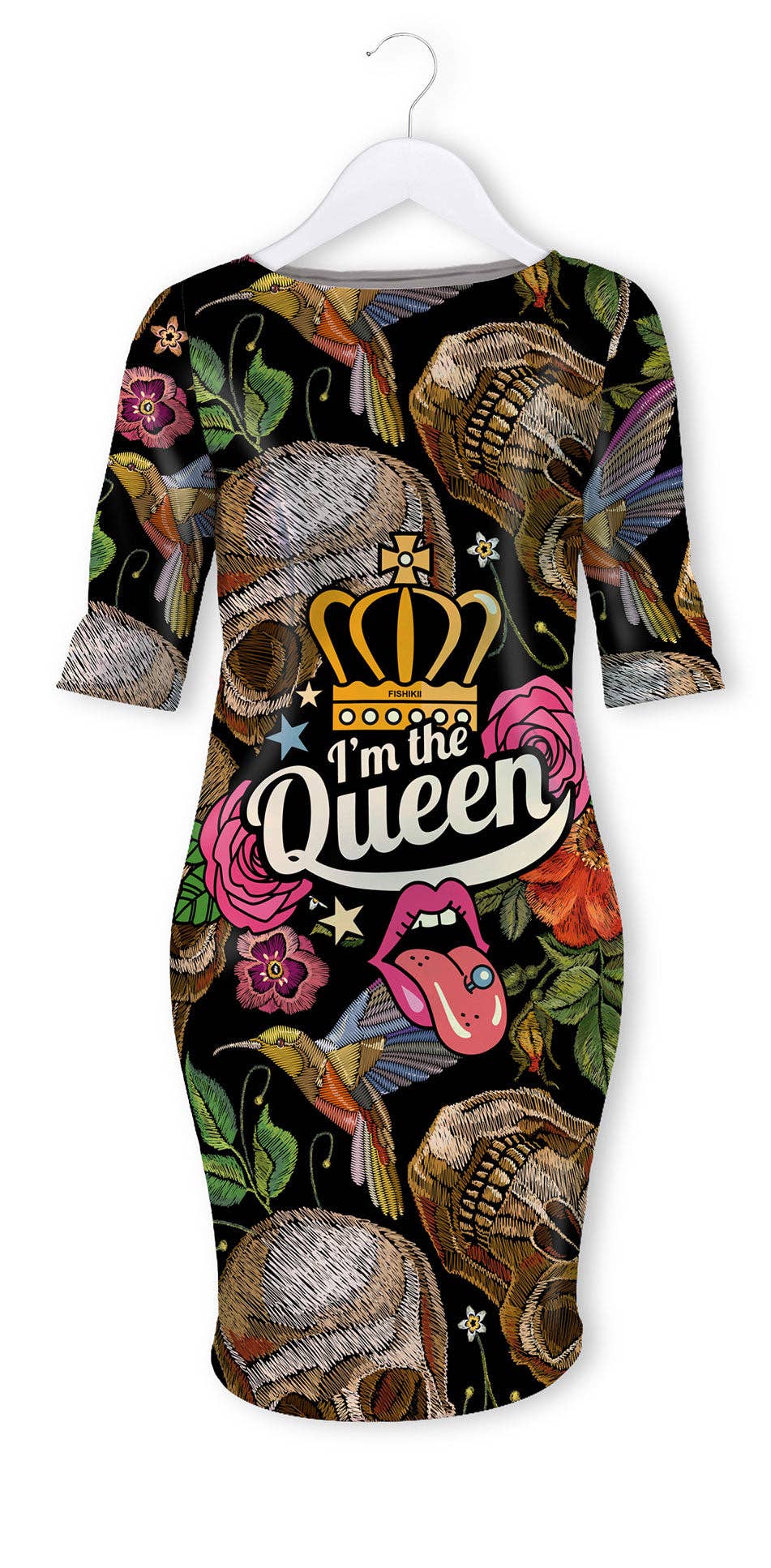 Fishikii - Wholesale Dress - Women's - Women's Queen Skull Gala Dress | VEST-GALA.101