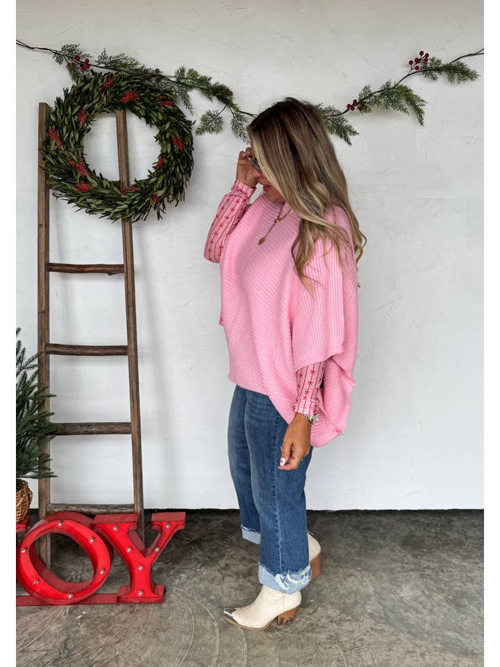 BLAKELEY - Wholesale Poncho - Women's - CHRISTMAS MEG PULLOVER PONCHO8