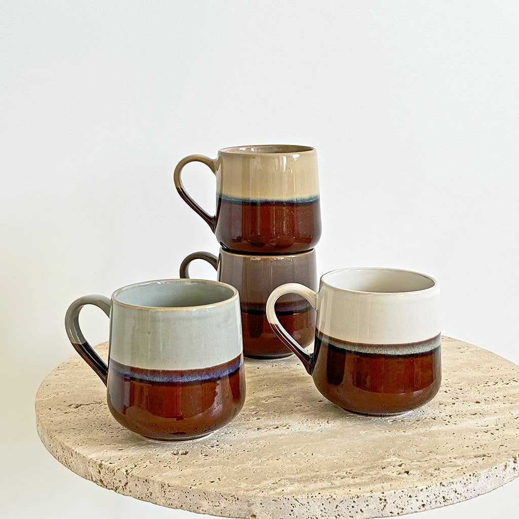 Opjet Paris - Wholesale Coffee Mug - Set of 4 Lion mugs D8.5 H9.5cm3