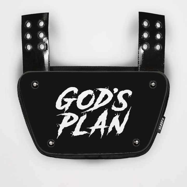 God's Plan Black Sticker for Back Plate for wholesale by Sleefs