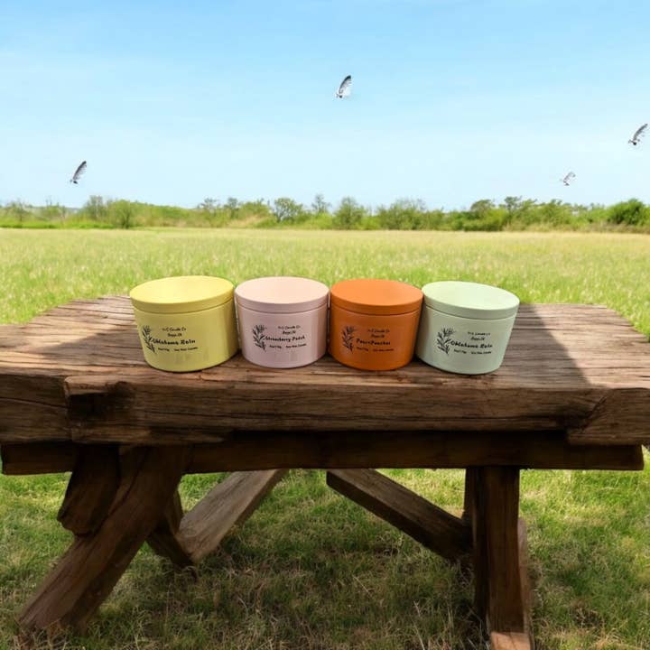 4S Candle Co - Wholesale Jar/Filled Candle - Tin Soy Wax Candle (Variety of Colors)7