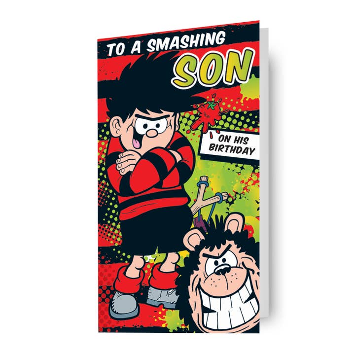 Beano 'Son' Birthday Card for wholesale by Danilo Promotions Ltd