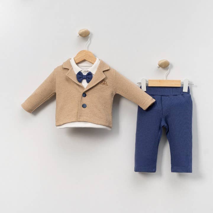 Baby Boy 2-Piece Formal Jacket Set | 6–9–12–18 Months for wholesale by Omnis Pura