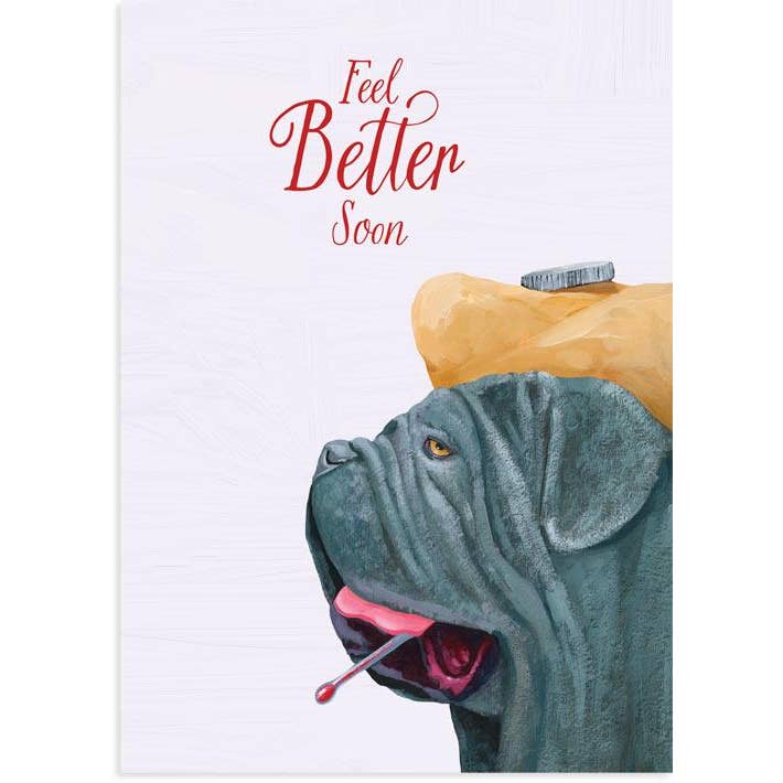 Sick as a Dog Get Well Carte pour la vente par 23rd Day Paper Goods