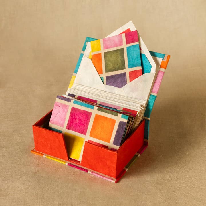 Zetta Florence - Wholesale Stationery/Notecard Set - Lokta Boxed Card Set2