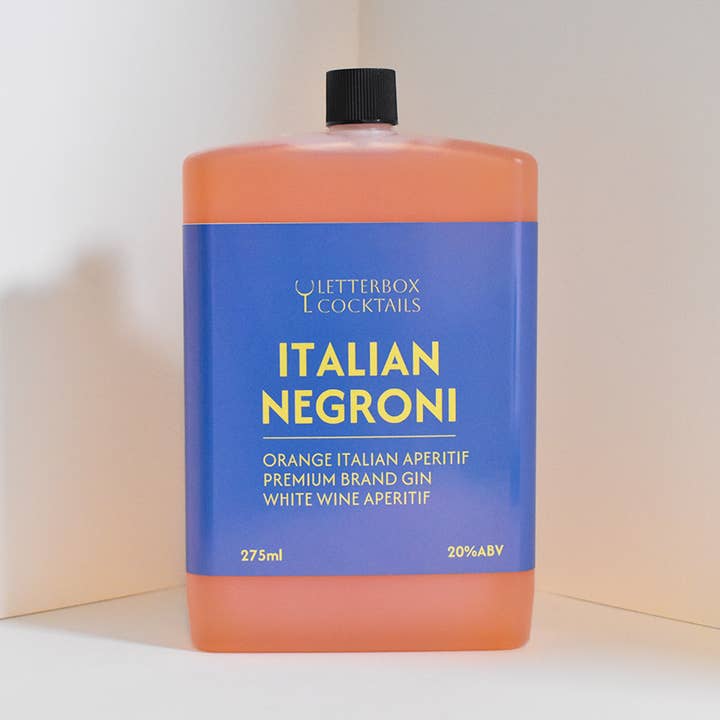 Italian Negroni
for wholesale by LetterBox Cocktails