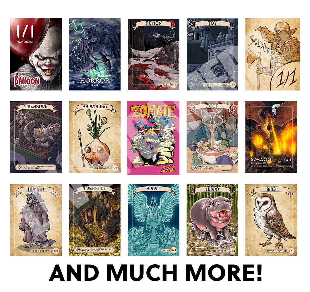 Level 1 Gamers – wholesale Card game – Mystery Magic Card Token Pack (5 Cards)8