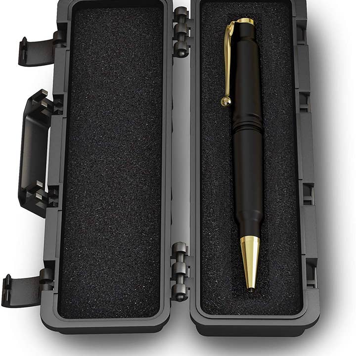 Old Southern Brass - Wholesale Pen - 308 Real Bullet Casing Refillable Twist Pen- Matte Black1