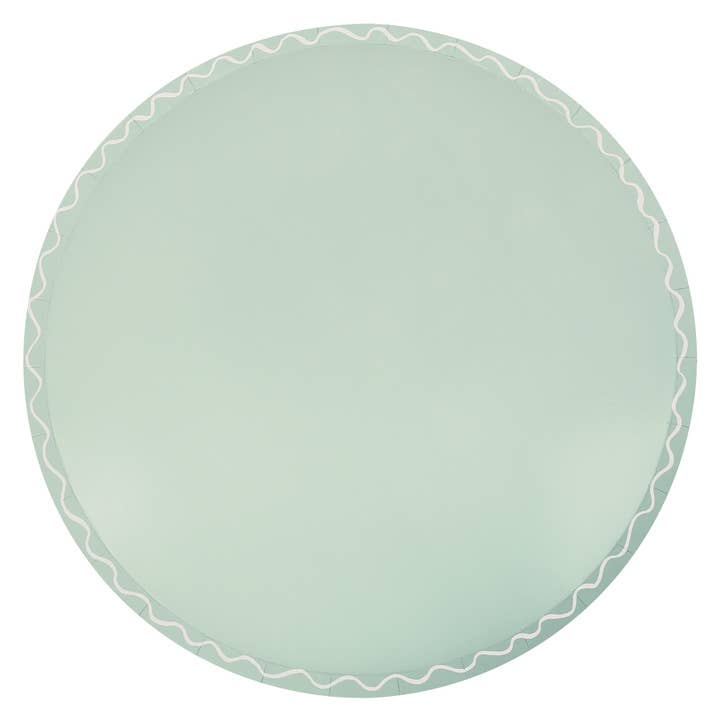 Meri Meri – wholesale Disposable plate – Mixed Wavy Line Dinner Plates11
