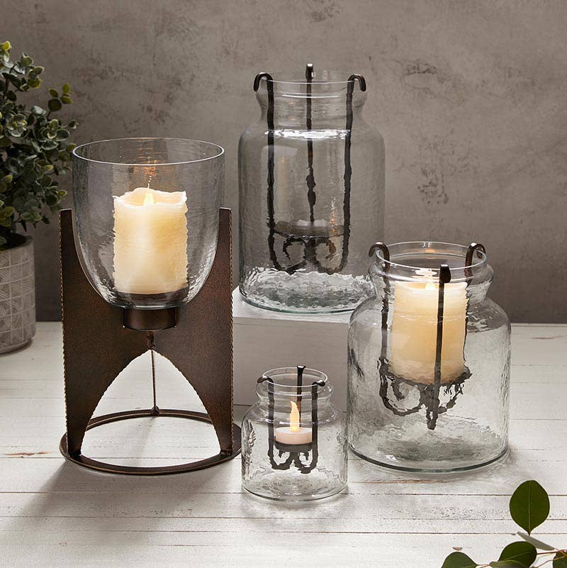 47th & Main (Creative Brands) - Wholesale Candle Holder - Vintage Bronze Hurricane1