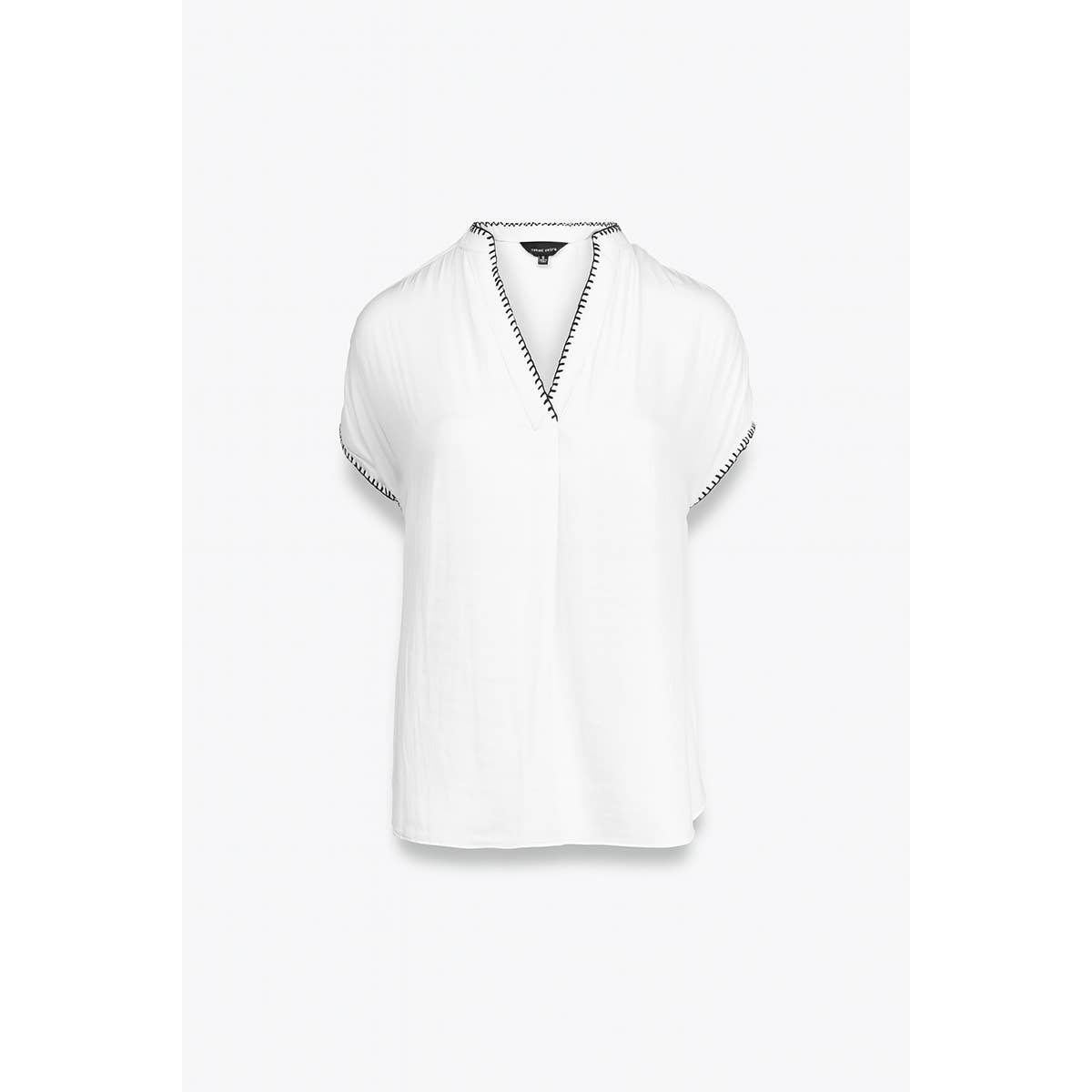 Naked Zebra - Venta al por mayor Blusa - Mujer - Blusa regular con hombros caídos y pespunte.15