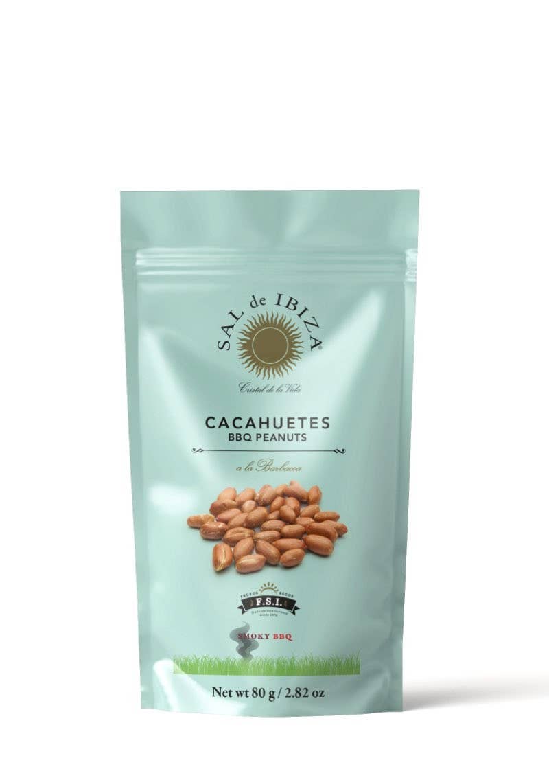 Made in Spain - Wholesale Nuts - SAL de IBIZA "BBQ Peanuts", 80 g0