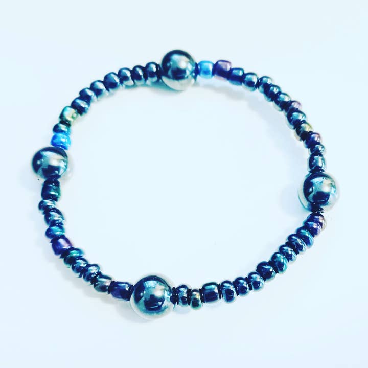 Skinny Hematite Bracelet for wholesale by Design Your Own Jewelry W O R K S H O P