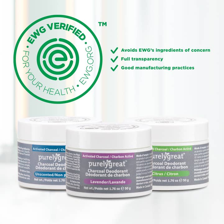 Purelygreat Natural Deodorants - Wholesale Deodorant - Unisex - Purelygreat Charcoal Cream Deodorant - Lavender3