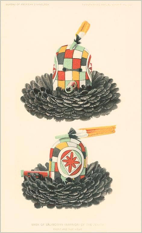 Found Image Press - Wholesale Postcard - Postcard NA-191 Mask of Zenith Warrior0