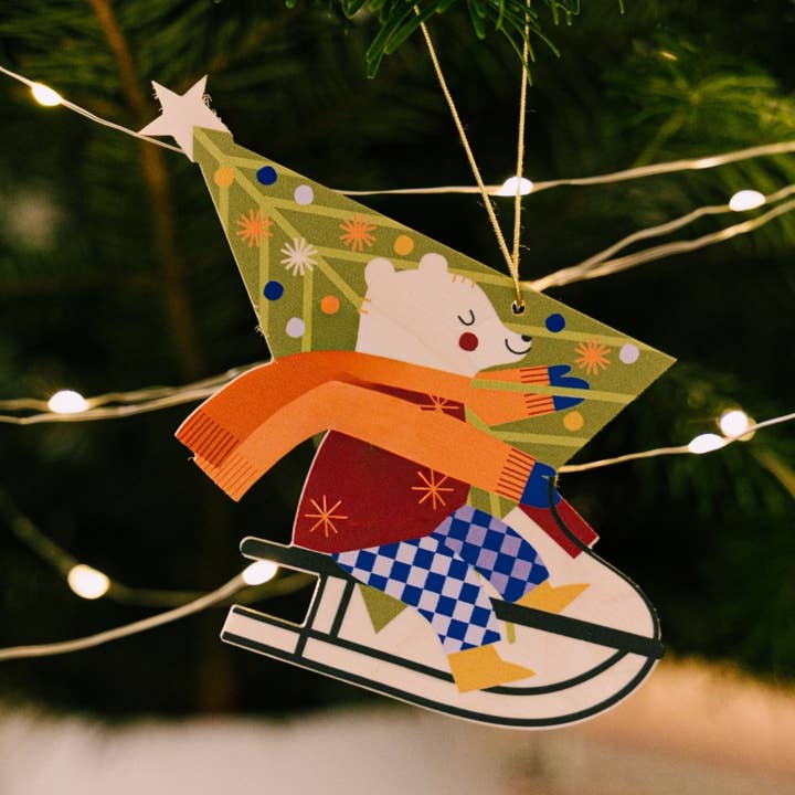 Bear Christmas decoration, Christmas tree hanging decor for wholesale by milin