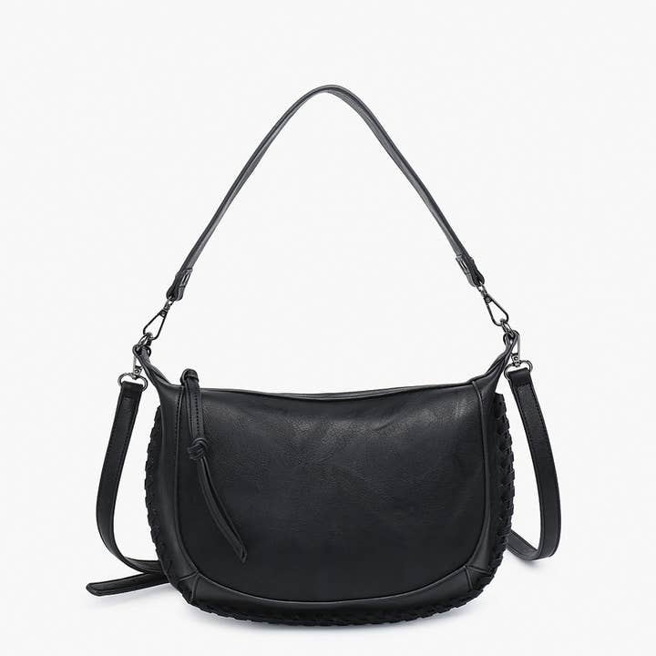 Jen & Co. - Wholesale Crossbody Bag - Women's - M2508 Sierra Structured Shoulder Bag w/ Whipstitch Detail