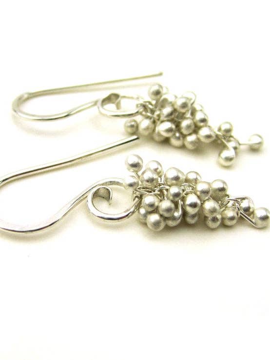 Wisteria Caviar Earrings-Small for wholesale by YedOmi Jewelry