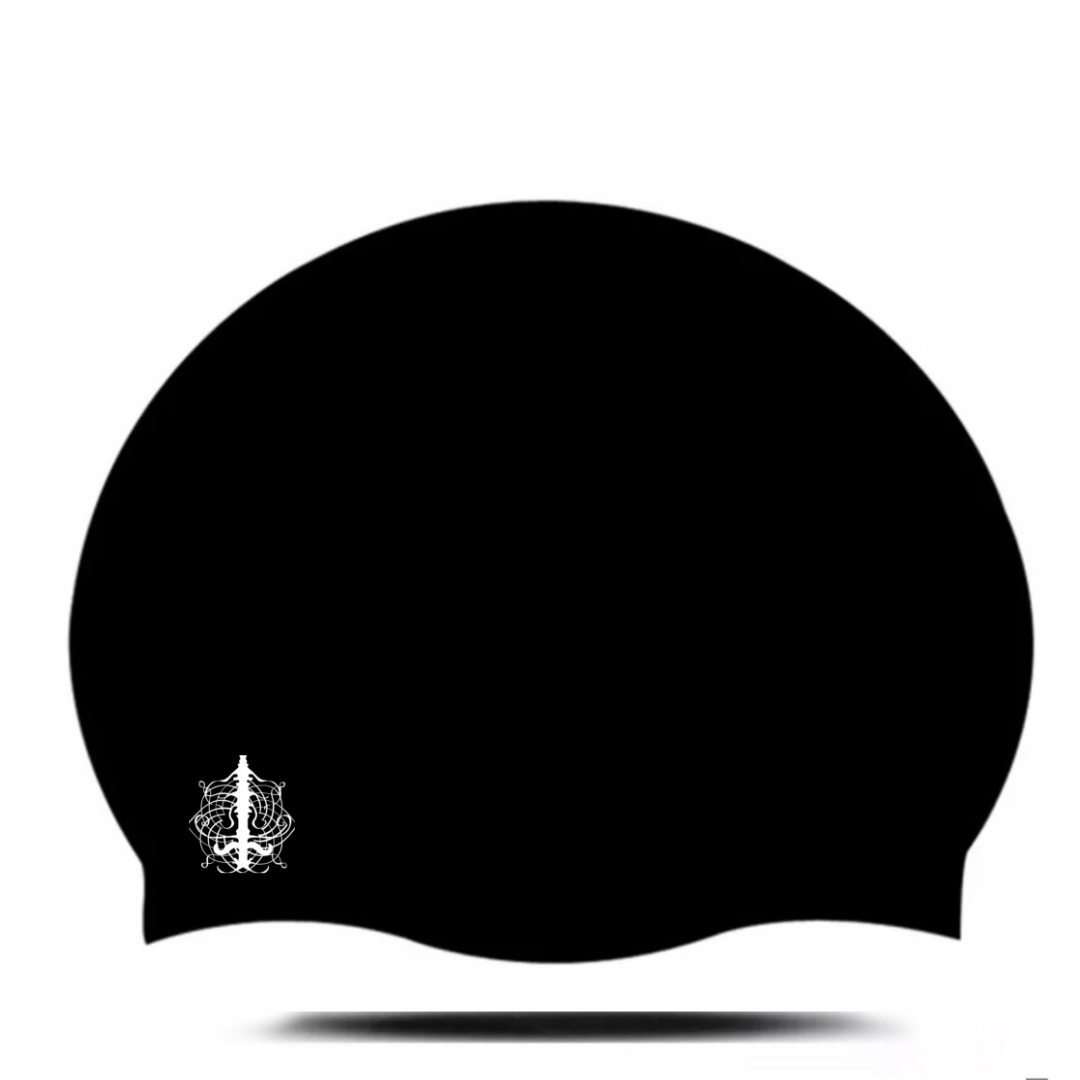 Black Large Swim Caps For long Hair, Braids, Locs by Aquastockings for wholesale on Faire12