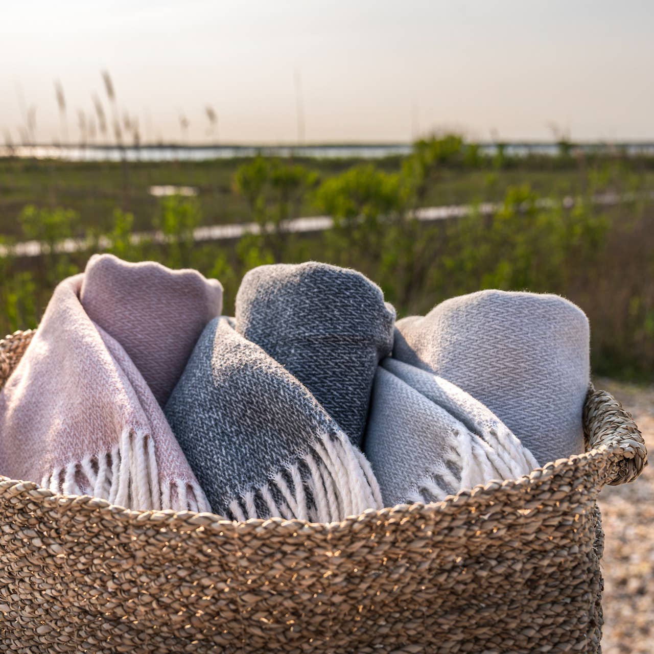 A Soft Idea - Vente Plaids - 320 - Mini couvre-lit à chevrons, 55 po x 70 po6