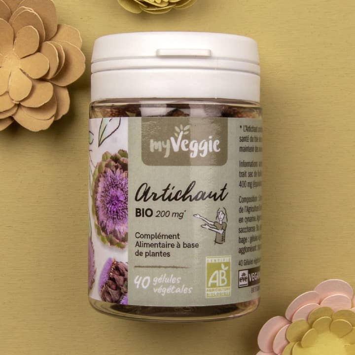 myVeggie Organic Artichoke (pill box 40 capsules) for wholesale by myVeggie
