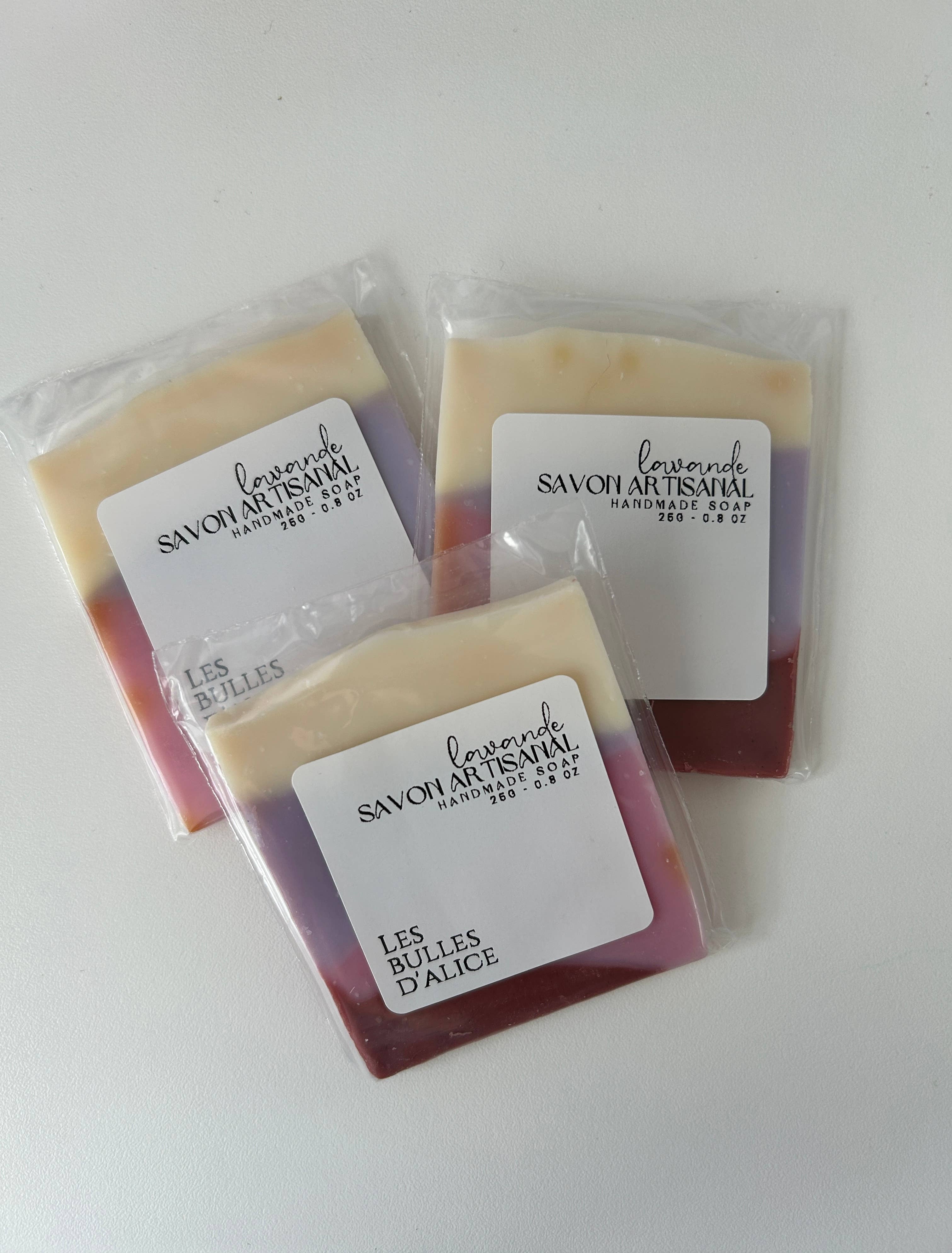 Les bulles d’Alice - Wholesale Bar Soap - Échantillons1