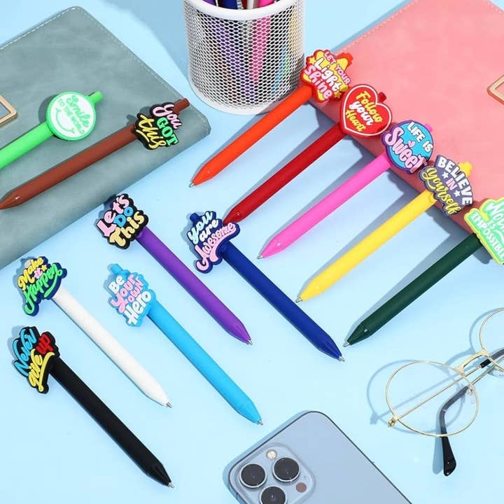 Cross and Crowns - Wholesale Pen - Appreciation charm pens