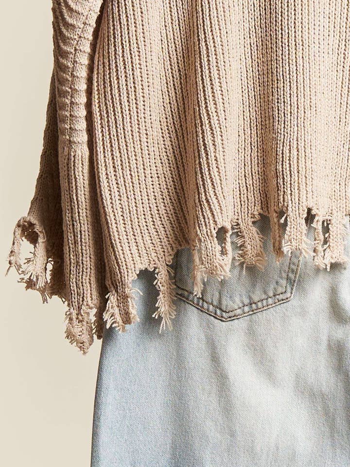 Mello. - Wholesale Knit Sweater - Women's - Multi Texture Sweater10