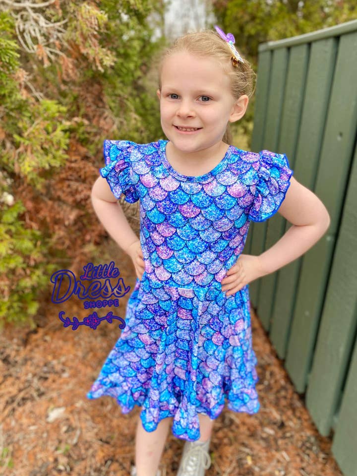 Abito Sirena Scintillante per la vendita all'ingrosso da parte di Little dress shoppe