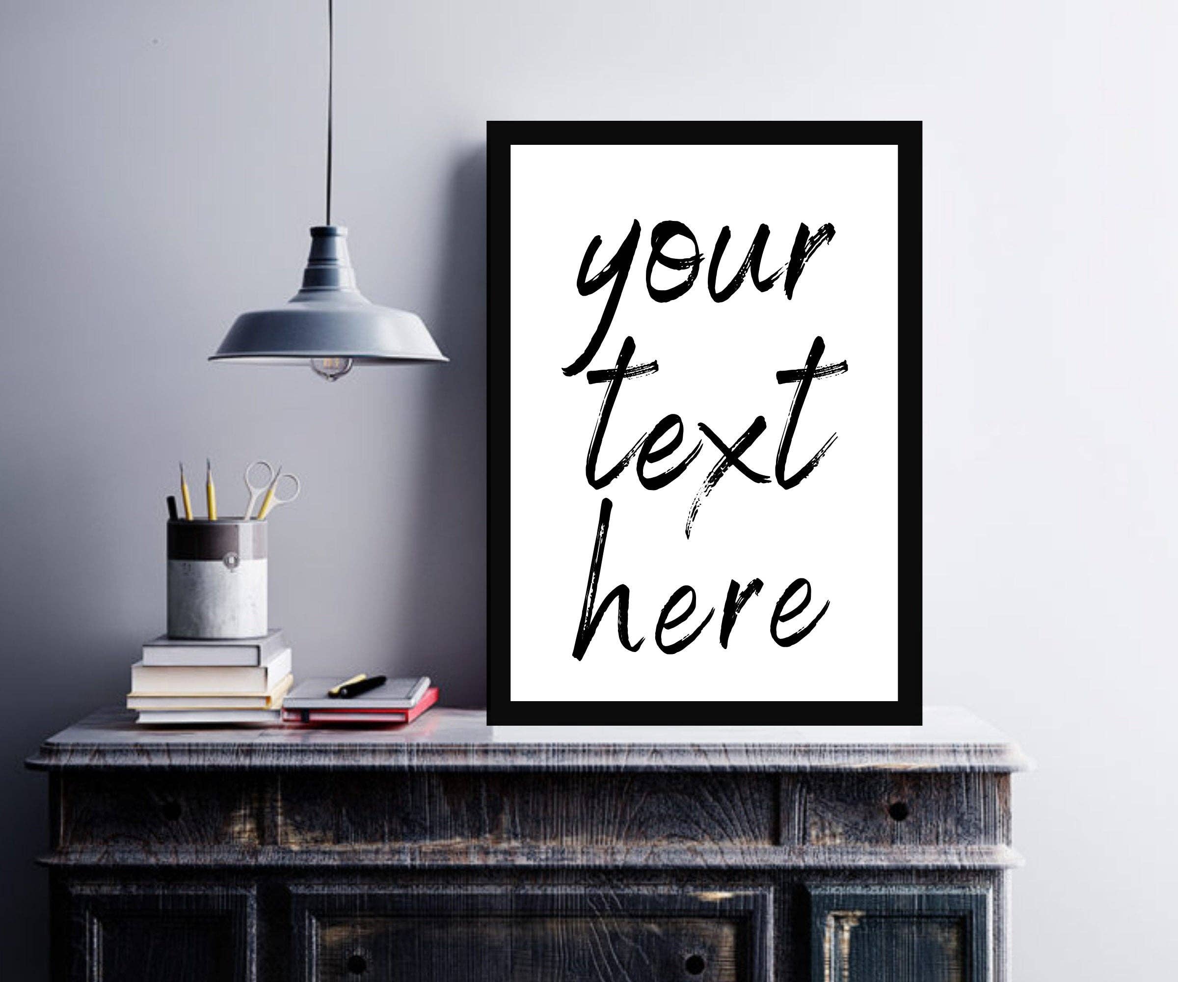 Modern Memory Design Picture Frames – wholesale Sign – Custom Quote print framed wall art frame3