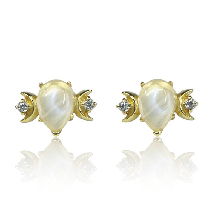 Lunar Reflections Earrings for wholesale by Benny Loves Stella