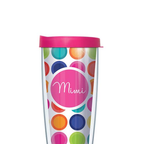 Mimi on Happy Circles Tumbler for wholesale by FREEHEART