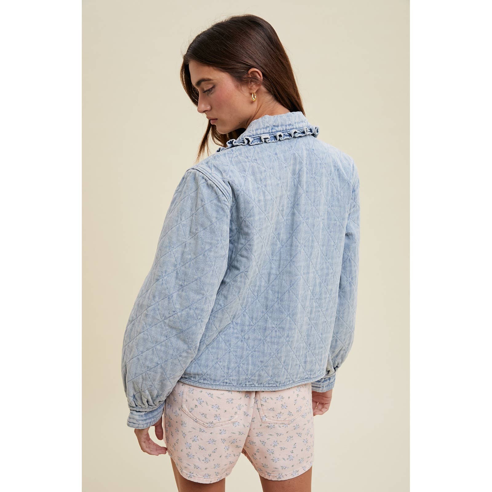 DENIM VESTE EN JEAN MATELASSÉE/WL24-9398 en vente sur Faire3