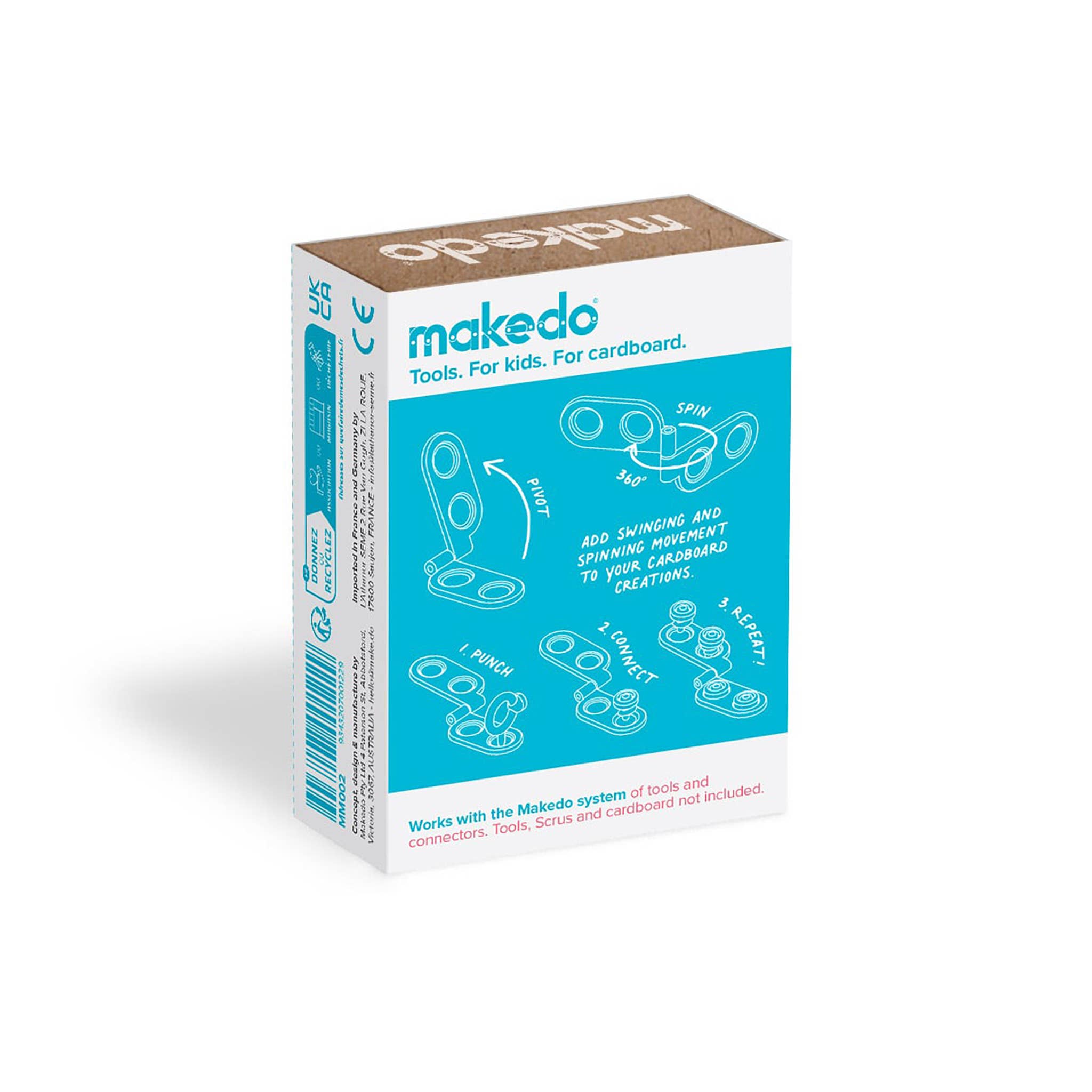 Makedo - Wholesale DIY Craft Kit - Kids - Spin-Hinge11
