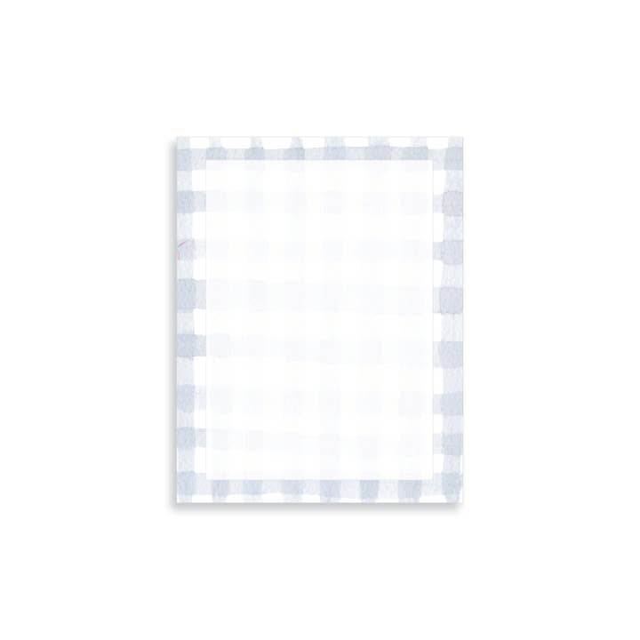 Korynne and Company - Wholesale Notepad - Gingham Pattern Notepad1