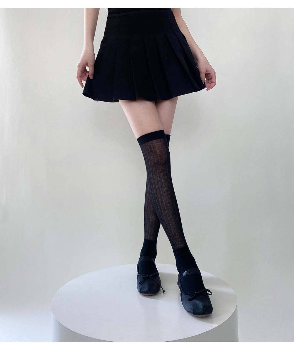 LadyJuneAccessories – wholesale Socks – Women's – Ribbed Knee-High Socks - Ballet Collection9