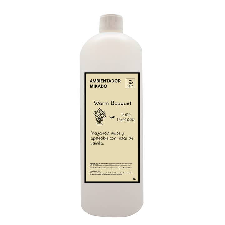Natury Greencare - Vendita all'ingrosso Deodorante per ambienti - Mikado Bouquet Caldo 1L
