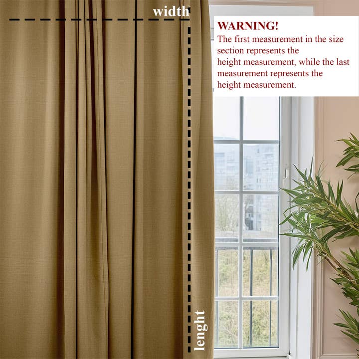 FLASHRUG LLC - Wholesale Curtain - Linen Brown Curtain3