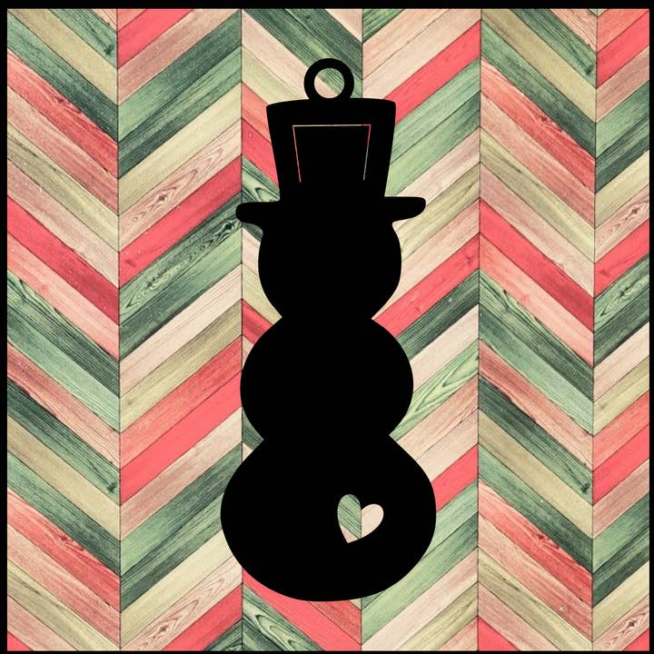 Metal Ornament Snowman for wholesale by Designed With Sparks