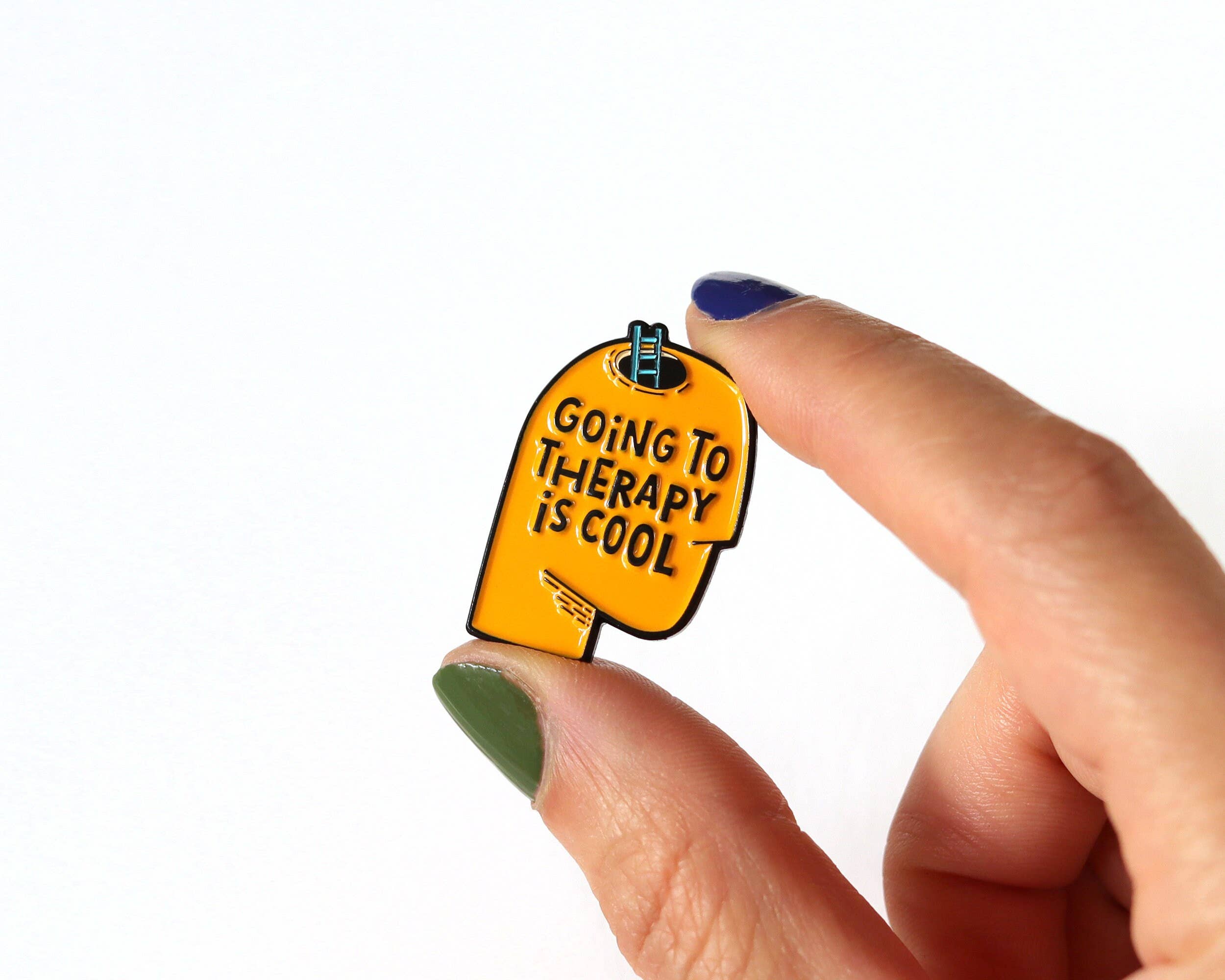 RippleSplash Studio - Wholesale Reversspeld/knoop - Emailpin voor geestelijke gezondheid3